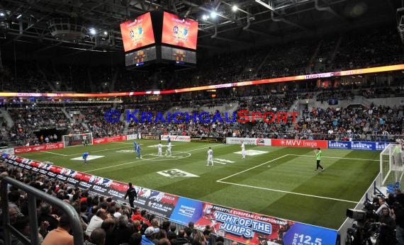 13. Harder CUP SAP Arena in Mannheim TSG 1899 Hoffemnheim - Karlsruher SC (© Kraichgausport / Loerz)